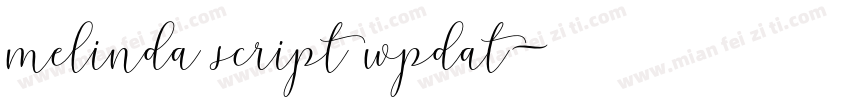 melinda script wpdat字体转换